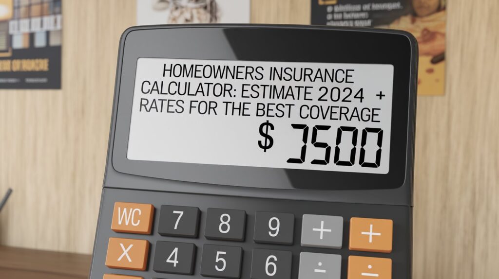Homeowners Insurance Calculator